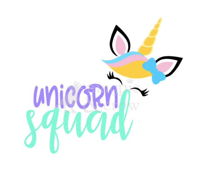 Download Unicorn Squad SVG Unicorn SVG Birthday SVG Cricut Cut File | Etsy