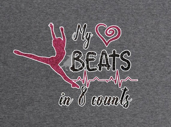 Download Dance Svg Dance Mom Svg My Heart Beats In 8 Counts Svg Etsy