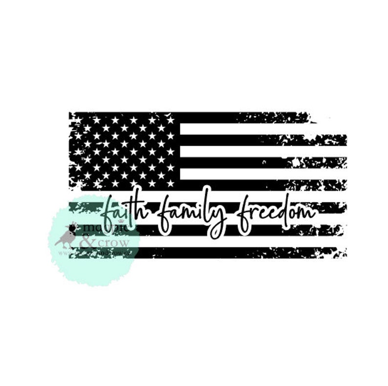 Download Distressed American Flag SVG Distressed Flag SVG Faith | Etsy