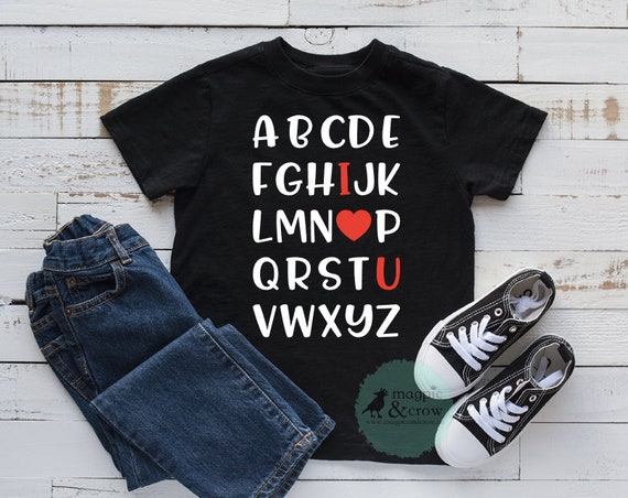 Download Love Alphabet Svg Valentine S Day Svg I Love You Svg Etsy