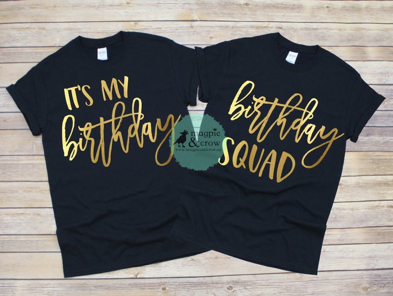 Download It's My Birthday SVG Birthday Squad SVG Birthday Crew | Etsy