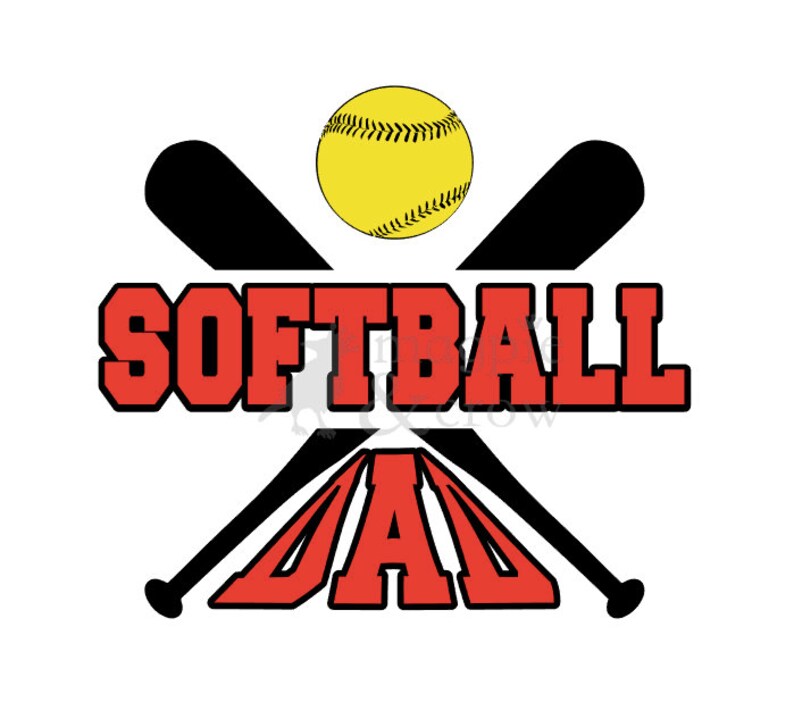 Download Softball Dad SVG Softball Dad Shirt Ball Dad HTV Cut File ...