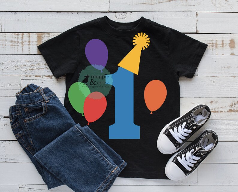 Download Clip Art Silhouette File Party Hat Svg 1st Birthday Girl Svg First Birthday Svg 1st Birthday Boy Svg Balloons Svg Cricut File 1st Birthday Svg Art Collectibles