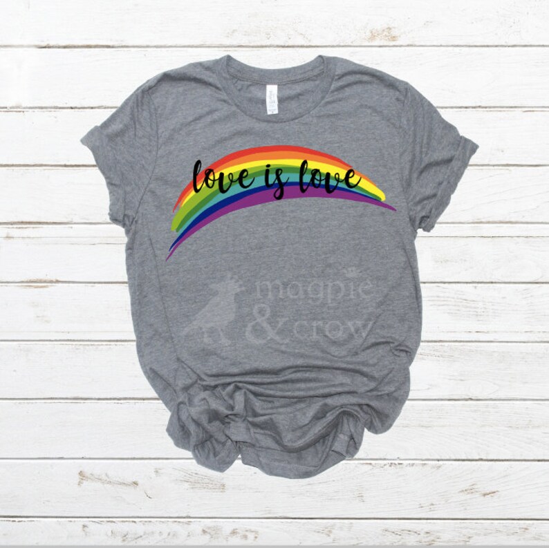 Download Love is Love SVG Rainbow SVG Pride SVG Cut File for Cricut | Etsy
