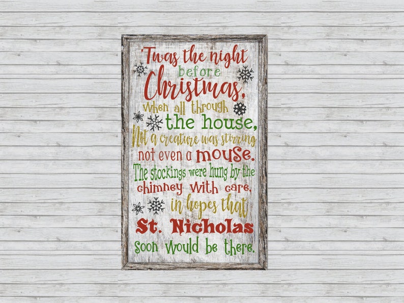 Download Twas the Night Before Christmas SVG Christmas SVG ...
