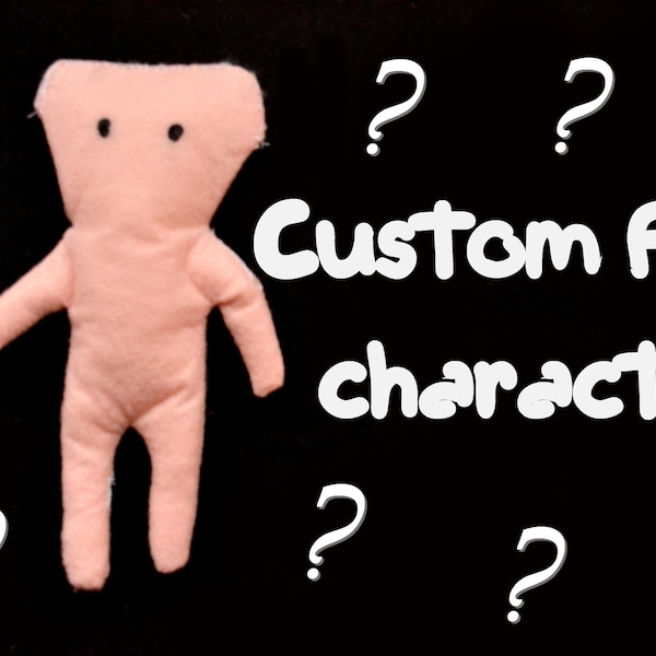Custom Hand-sewn Felt Character