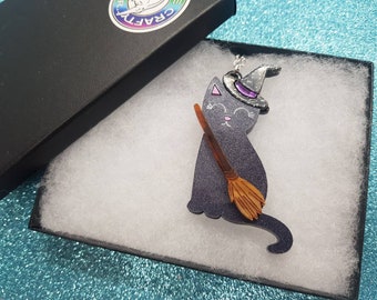 Cat Witch Necklace