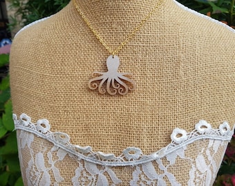 Octopus necklace (Double Sided)