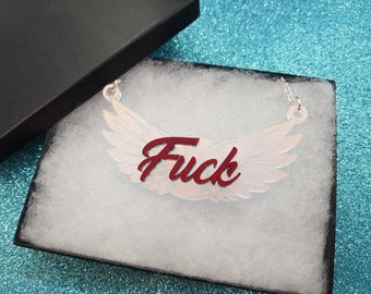 Flying F*ck necklace