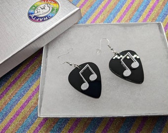 Music Note Earrings