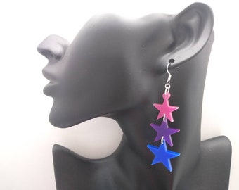 Bi star earings