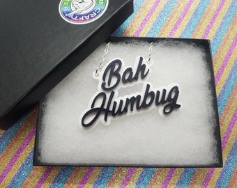 Bah humbug necklace