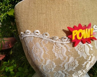 Pow Brooch