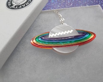 Planet necklace