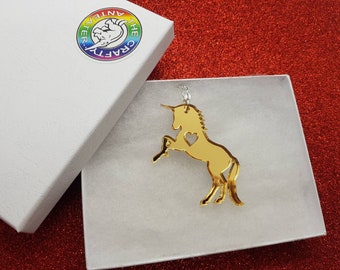 Unicorn Necklace (Gold)