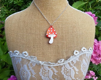 Toadstool Necklace