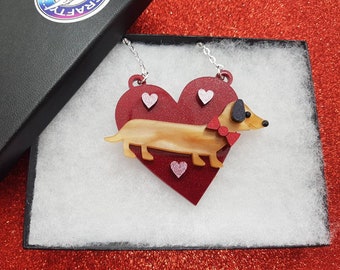 Dachsund necklace