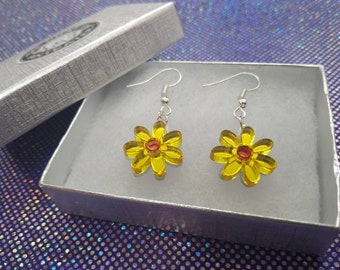 Flower Earrings (Yellow)