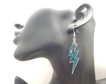 Bolt earrings 2 pairs