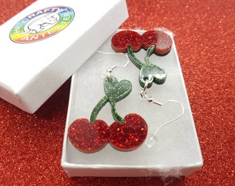 Cherry earrings