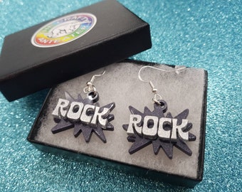 Rock earrings