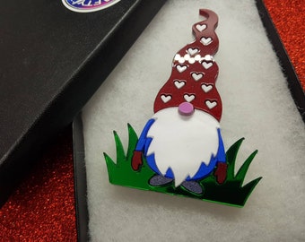 Gnome brooch