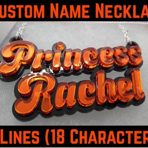 Name necklace,custom necklace,custom name necklace,personalised necklace,customized necklace,acrylic name necklace