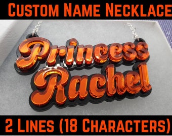 Name necklace,custom necklace,custom name necklace,personalised necklace,customized necklace,acrylic name necklace