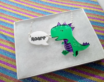 Dinosaur necklace