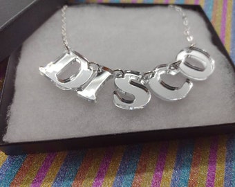 Disco Necklace Silver