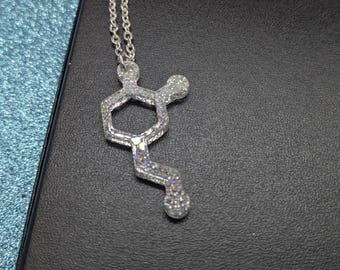 Dopamine Glitter Acrylic Necklace - Value Range