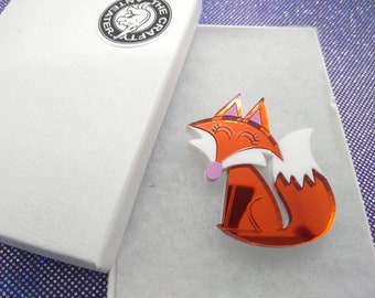 Fox Brooch