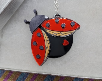 Ladybug necklace