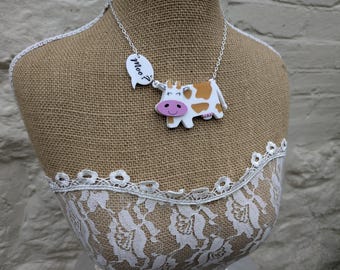 Cow Necklace