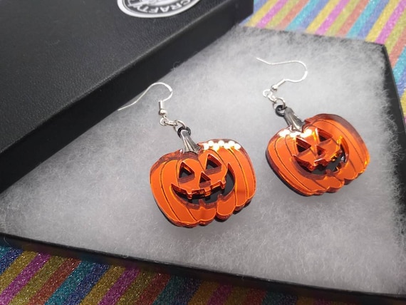 Pumpkin earrings deals
