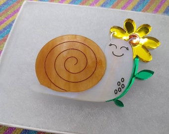 Snail Brooch