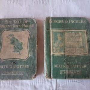 Vintage lot of two (2) hardcover books by Beatrix Potter
