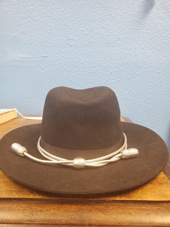 black cavalry hat