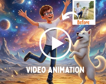 Personalized Pixar Style Animation | Custom Video for Pet Lovers (Digital Gift)