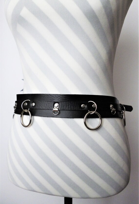 Belt O Rings Vegan Leather Punk Bondage Occult Gothic Metal Etsy Belt O Rings Vegan Leather Punk Bondage Occult Gothic Metal Etsy