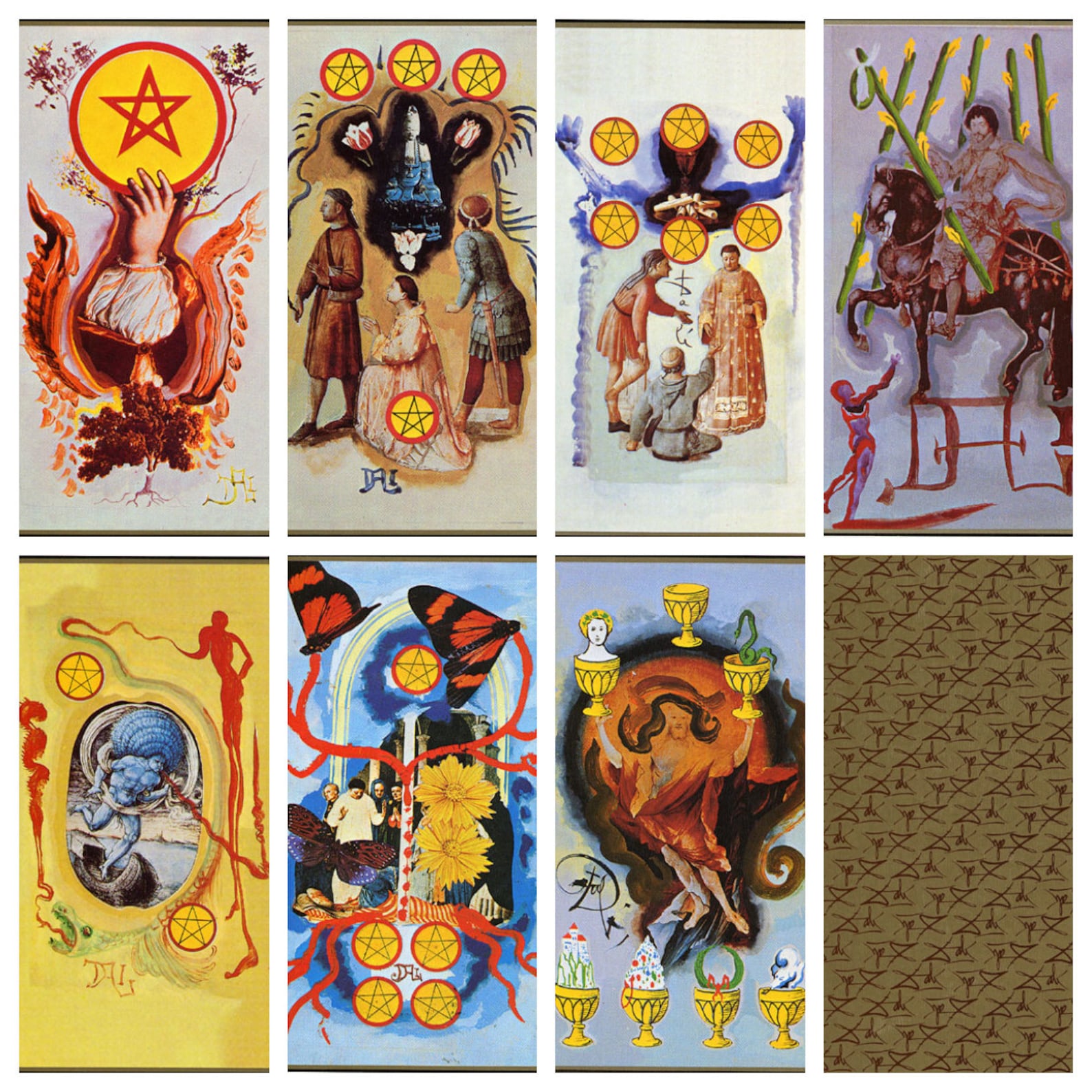 Dali Universal Tarot Cards Digital Download Printable Deck Etsy