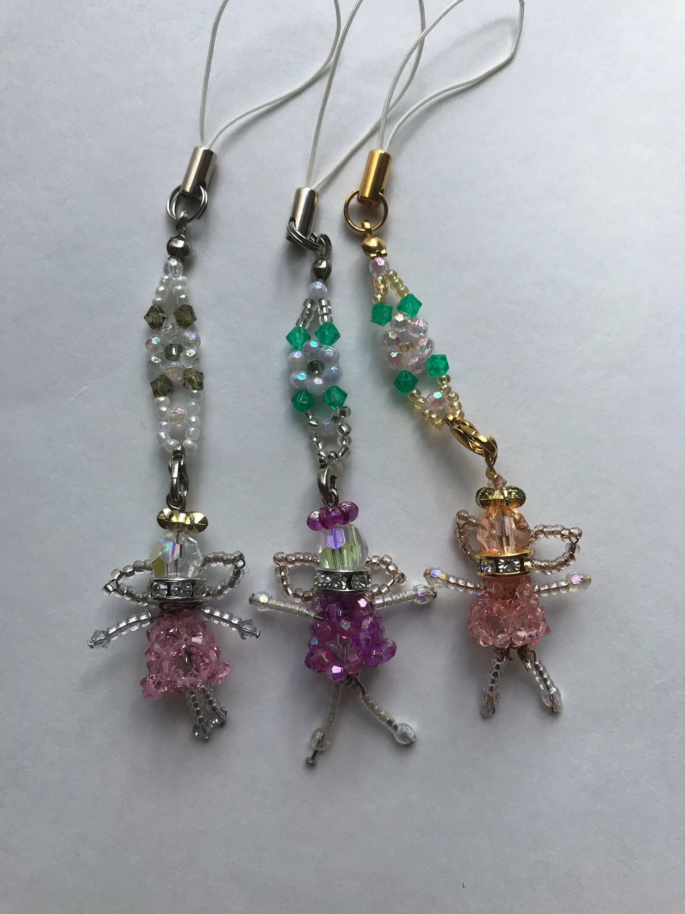 Beaded Angel Charm/keychain for Purses Backpacks Zippers Etsy Denmark