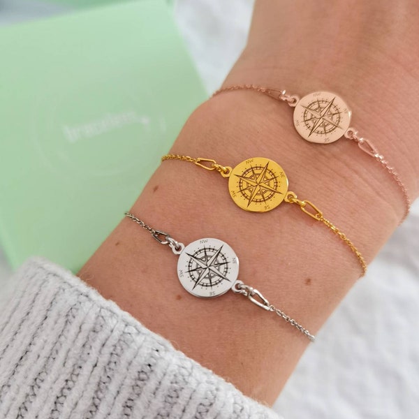 Compass Jewelry Etsy