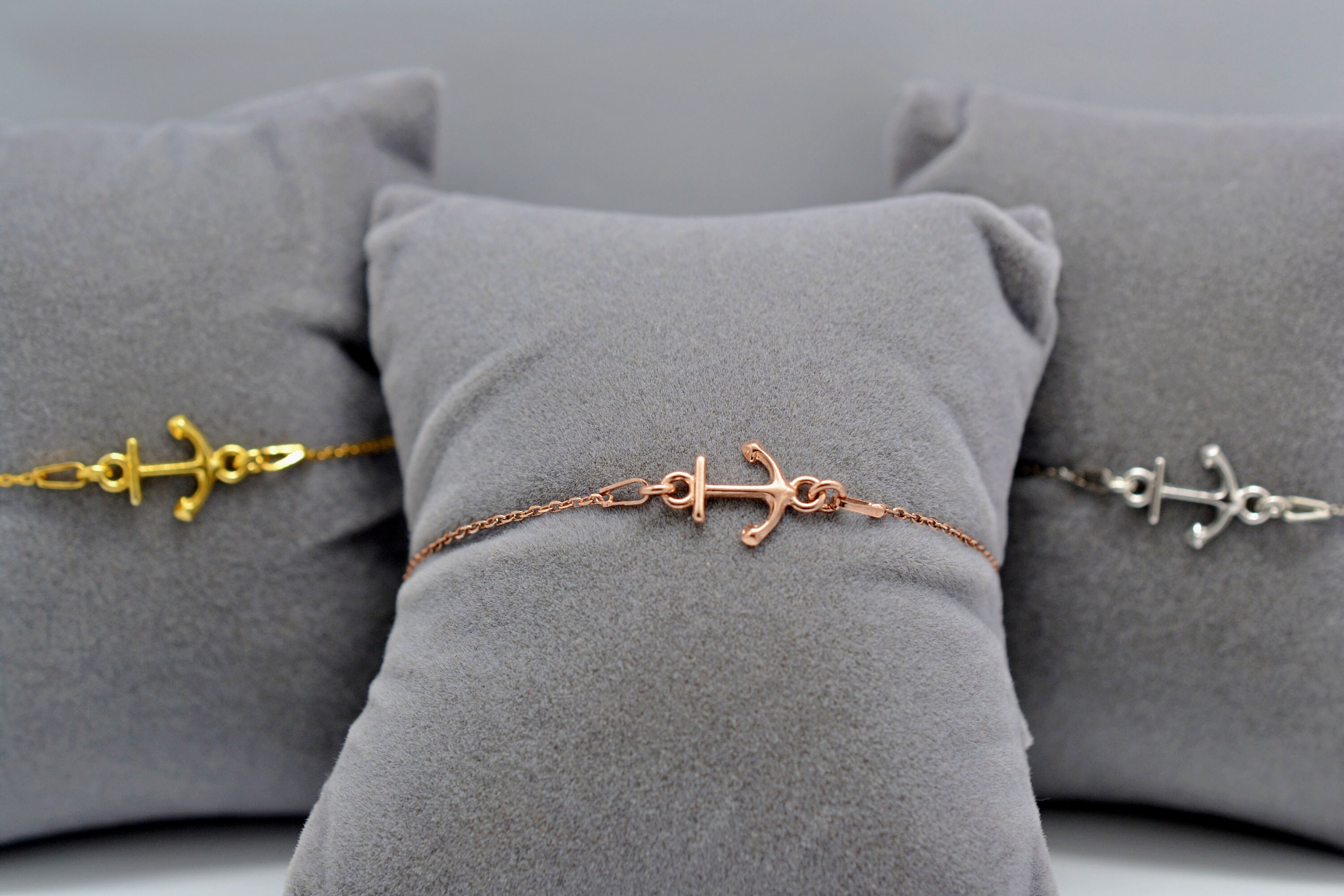ITALY MADE SILVER925 ANCHOR BRACELET/ブレス Anchor Chain Bracelet 【Silver925】 – FLÜGEL