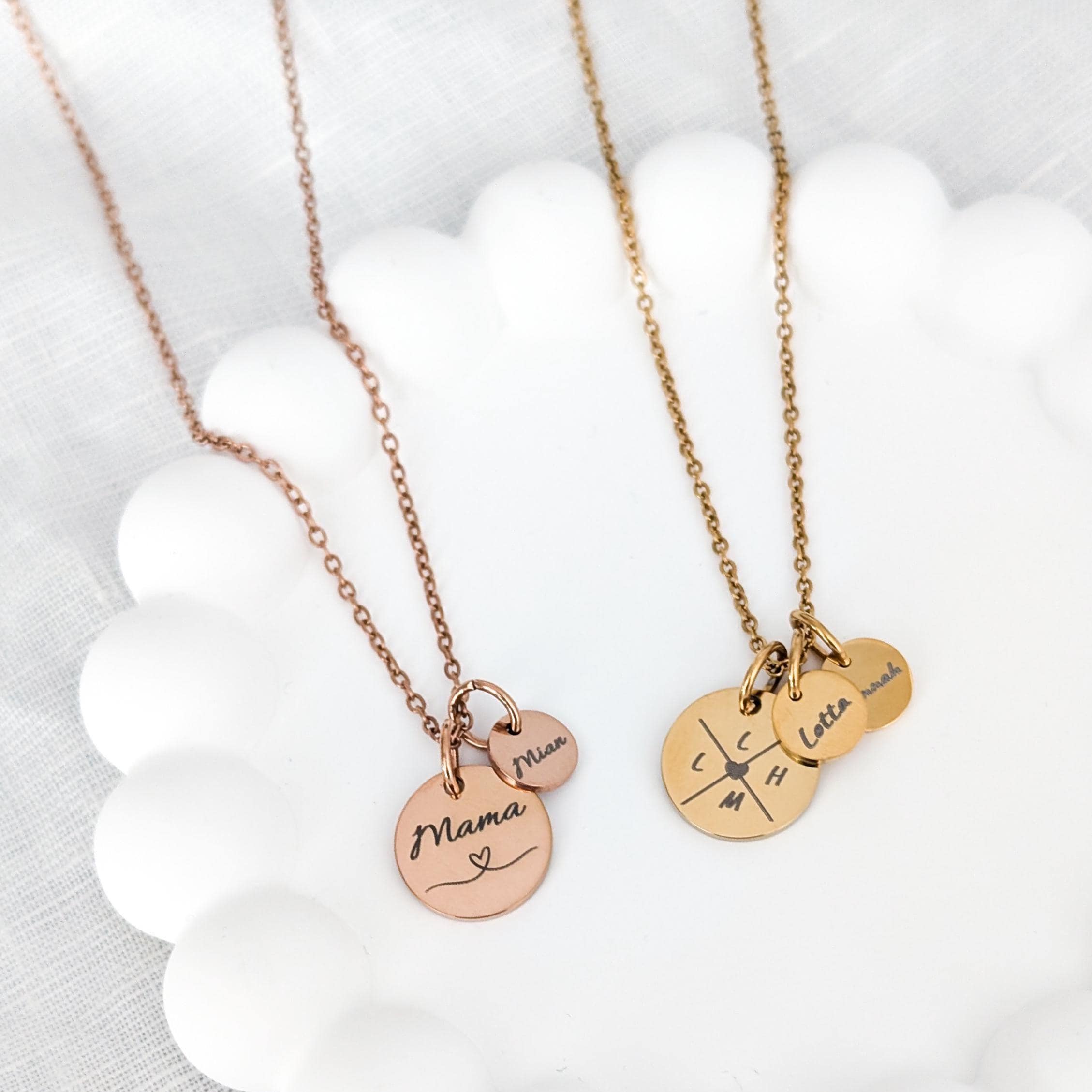 Goldene Unendlichkeitsketten | Personalisiert | Names4ever