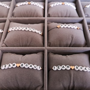 Bracelet bridal shower / bracelet team bride / bracelet bachelorette party / bracelets hen party / bracelet maid of honor / bracelet bride