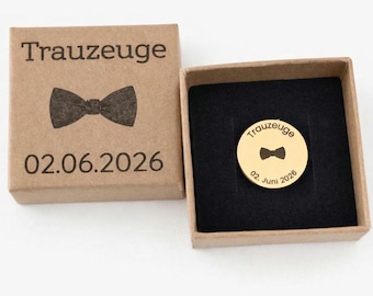 Personalized Best Man Badge – Best Man Gift Wedding – Engraved Pin & Gift Box