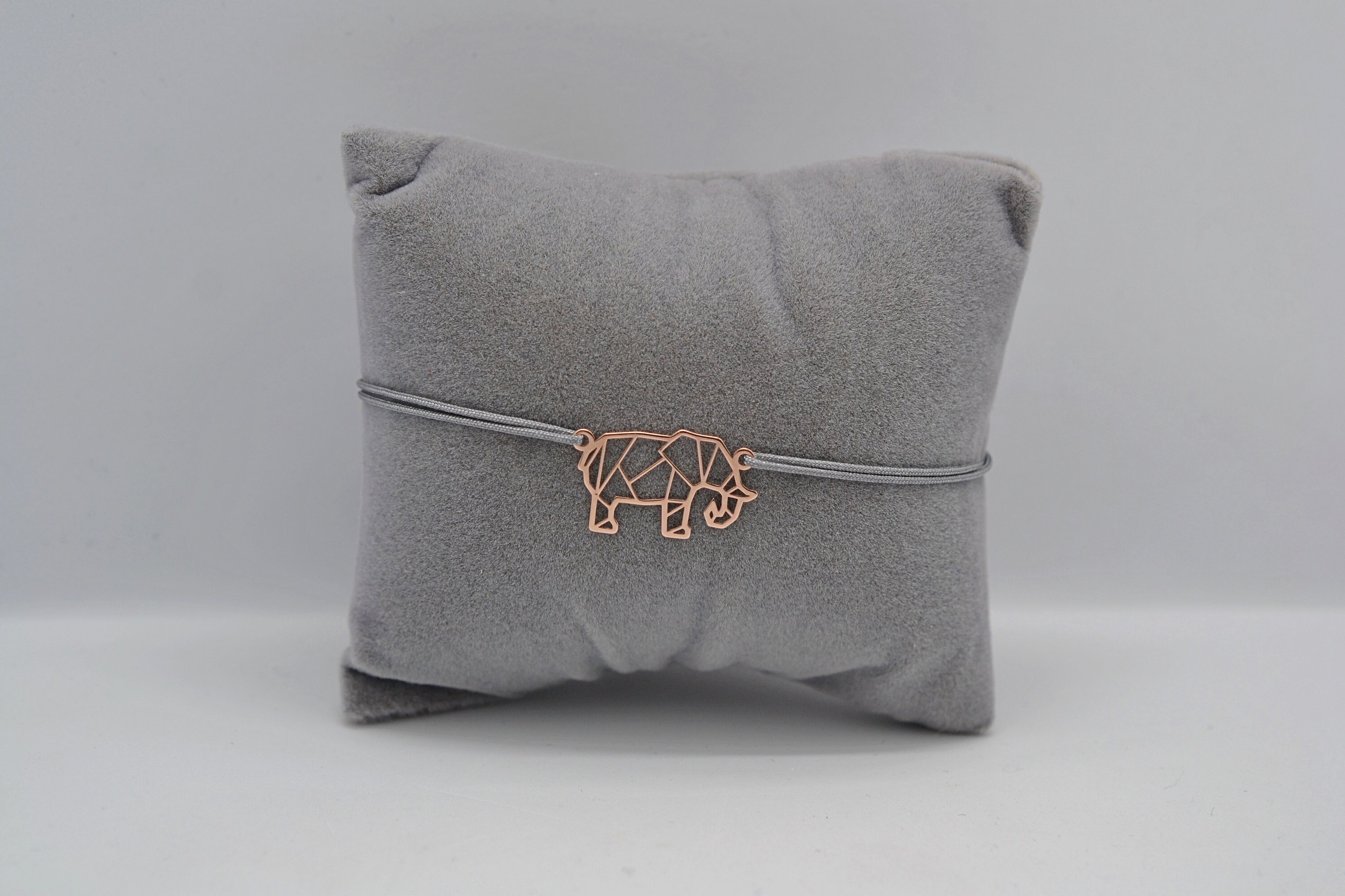 Cavigliera Donna Con Elefante - Oro 14 Carati Placcato - Catena 9-10,5 Pollici