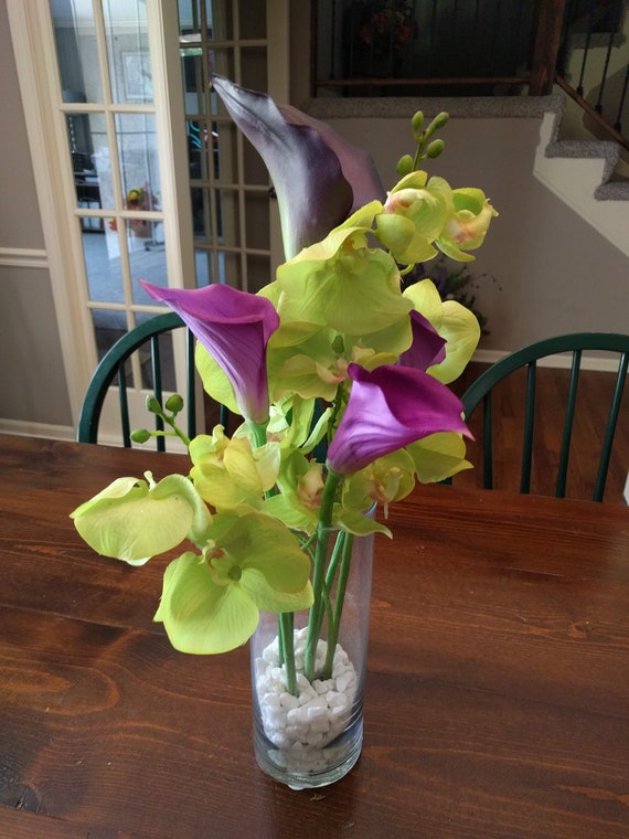 Silk Flower Arrangement Etsy