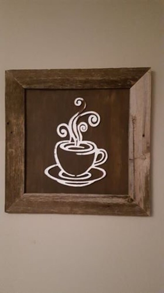 Wood and metal wall art Etsy